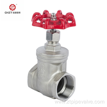 Stem gate valve for fluid